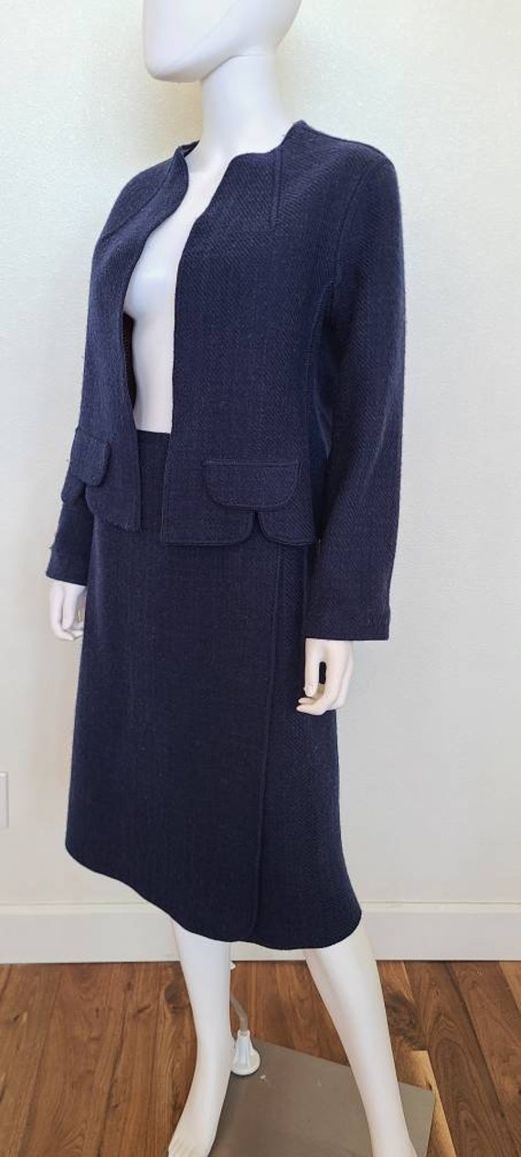 Vintage 60's-70’s Navy Reversible Jacket and Wrap… - image 3