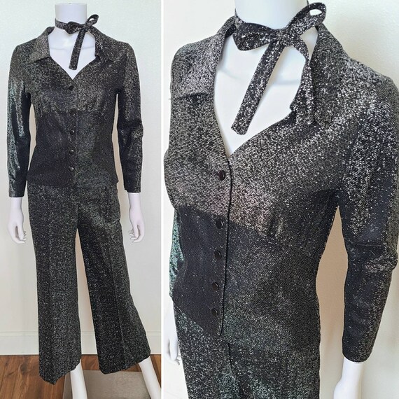 1970's Lurex Disco Pantsuit