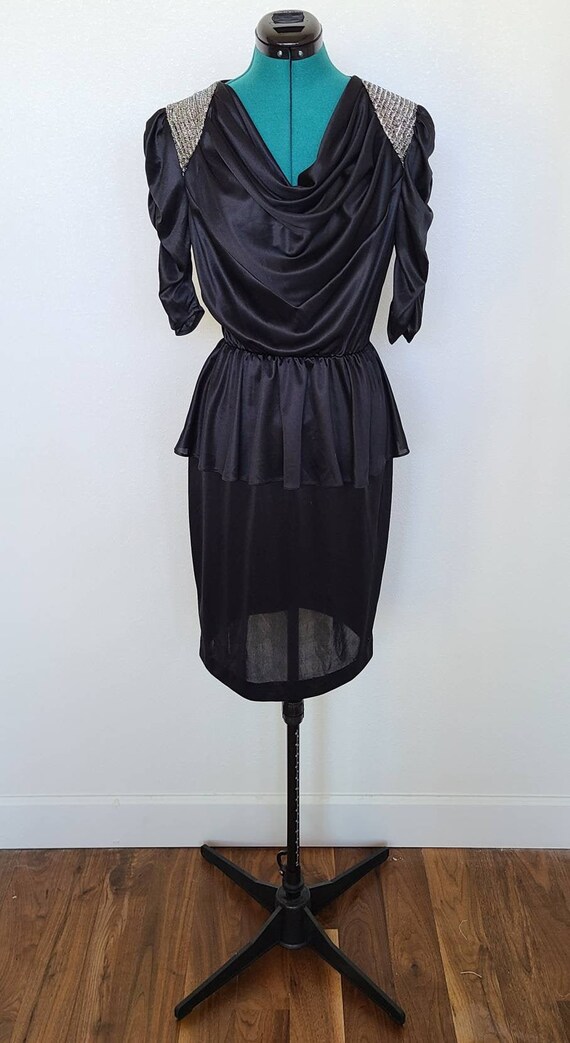 1980's Peplum Dress