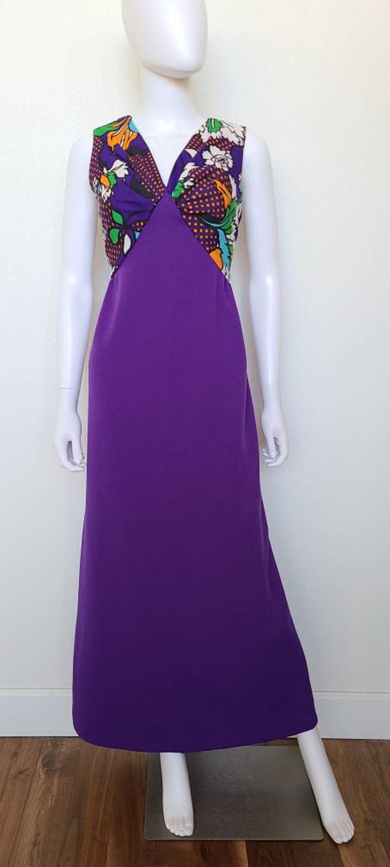 Vintage Maxi Dress Bust 42
