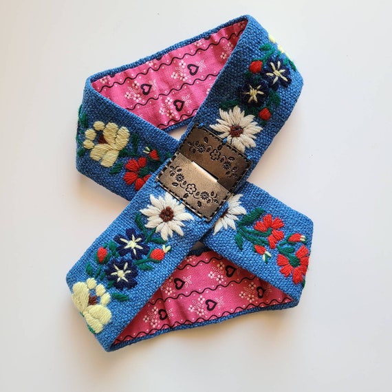 Original Lanz of Salzburg Embroidered Belt | 30's-