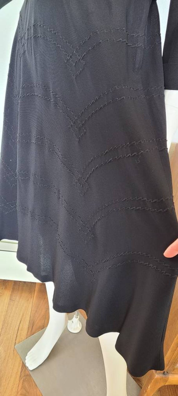 Vintage Black Dress Puritan Forever Young 40's-50… - image 6