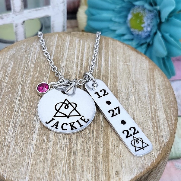 Adoption Necklace, Forever Family, Gotcha Day gift, Adoptive Daughter, Adoptive parents, Adoption day gift, Adoption keepsake Jewelry