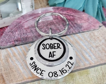 Sobriety Gift, Sober AF, Sobriety Saying, Alcoholics Recovery, Narcotics Recovery, Addiction Recovery, Sobriety Date, Sobriety for Men Women