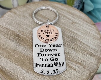Anniversary gift, 1 year anniversary, 1st anniversary for men, 1 year wedding, gifts for him, personalized anniversary, First anniversary