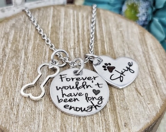 Pet Memorial Necklace, Loss of family dog, Dog, Pet loss jewelry, Dog memorial, Death of pet gift, Custom Pet Necklace, Pet Loss gift