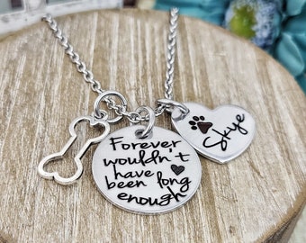 Pet Memorial Necklace, Loss of family dog, Dog, Pet loss jewelry, Dog memorial, Death of pet gift, Custom Pet Necklace, Pet Loss gift