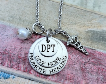 Physical Therapy, Physical Therapist, PT Jewelry, DPT, PTA, Physical Therapy Grad, Rehab Office, pt Month gift, Therapist Gift Idea