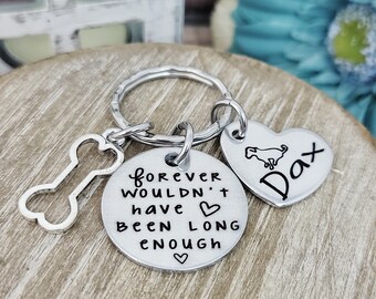 Pet Memorial Keychain, Pet Loss Gift, Engraved Keychain, Dog Memorial Gift, Loss of Dog Gift, Custom Key chain, Personalized Key chain