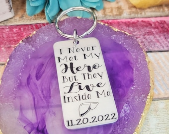 Organ Transplant Gift,  Heart Recipient, Organ Recipient Key chain, Kidney Recipient, Liver Recipient, Pancreas Recipient, Lung Recipient
