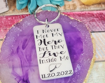 Organ Transplant Gift,  Heart Recipient, Organ Recipient Key chain, Kidney Recipient, Liver Recipient, Pancreas Recipient, Lung Recipient