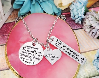 Adoption keepsake for daughter, Adoption Gift, Adoption necklace, adoption keyring, adoption day gift, adoption celebration, gotcha day gift