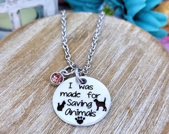 Vet Tech jewelry, Veterinarian jewelry, Personalized Necklace, Veterinary jewelry,Engraved Jewelry, Gift For veterinarian Tech grad gift