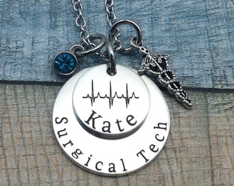 Surgical Tech Gift, Surgical Technologist Jewelry, Surgical