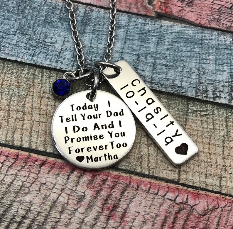 jewelry for step daughter at wedding