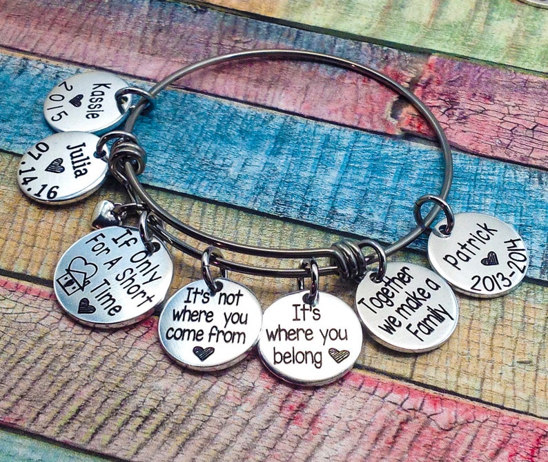 Foster parent jewelry Foster Home bracelet Foster Parent gift Foster care jewelry Foster Family gift Foster Mom gift Foster Child Gift