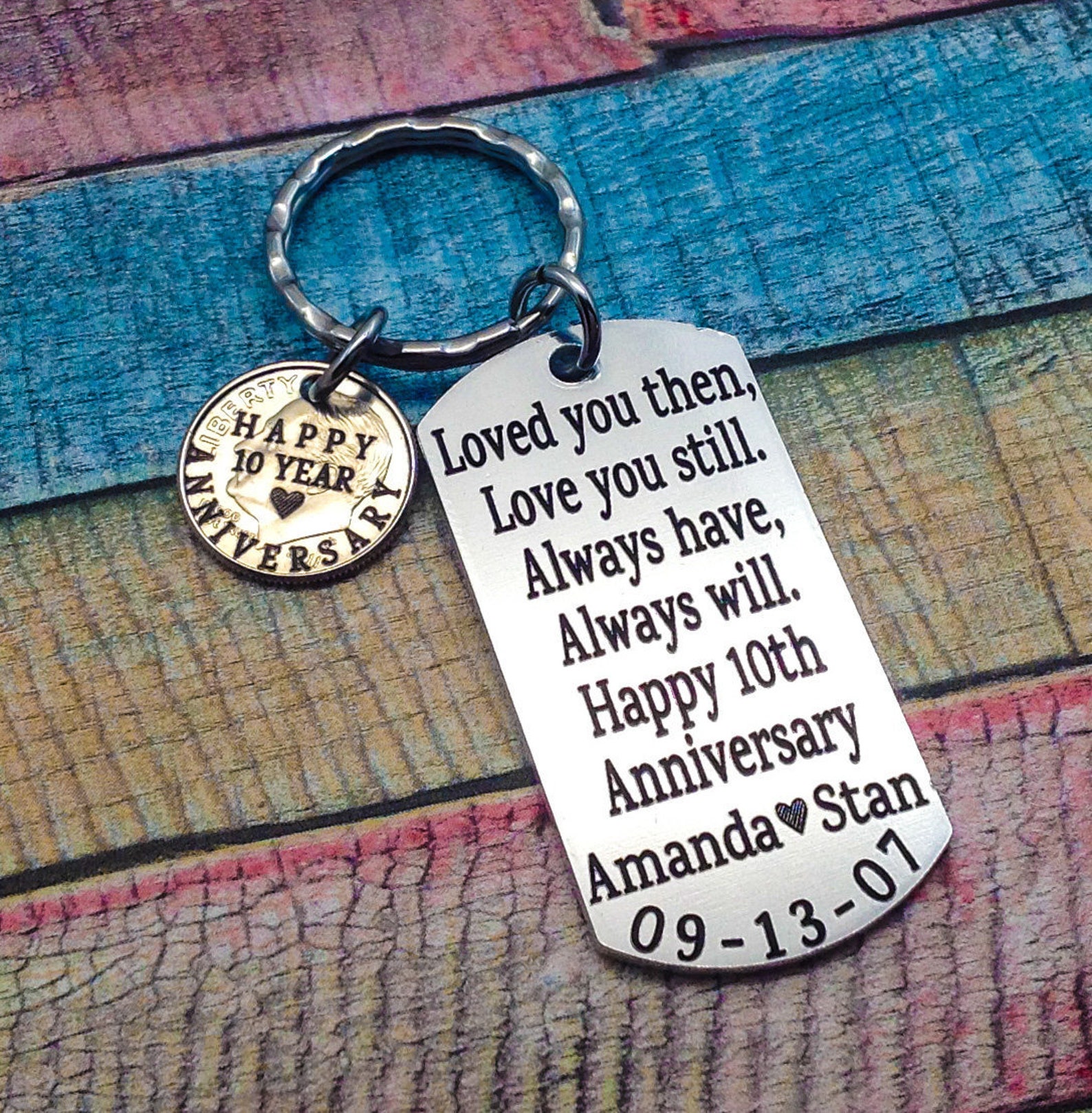 10 Year Anniversary Gift for Husband Gift for Men 10th Etsy