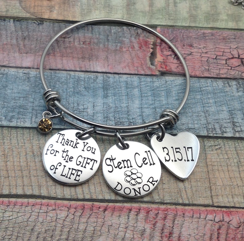 Organ Donor Jewelry Living Donor Gift Thank you for the gift Etsy