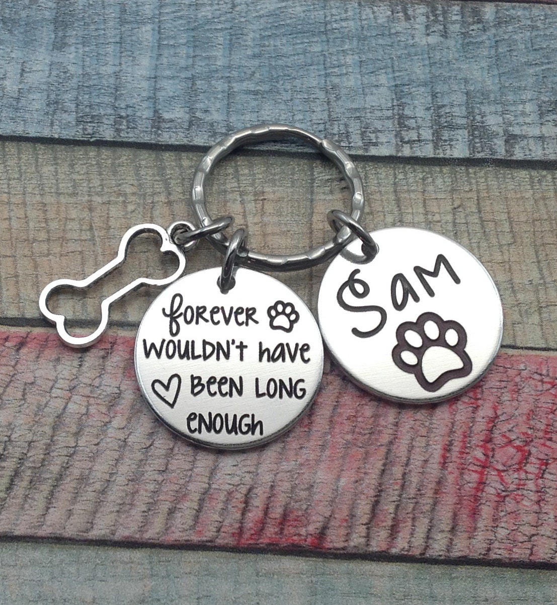 Dog Memorial Key Ring Dog Keychain Pet Loss Gift Loss of Etsy UK
