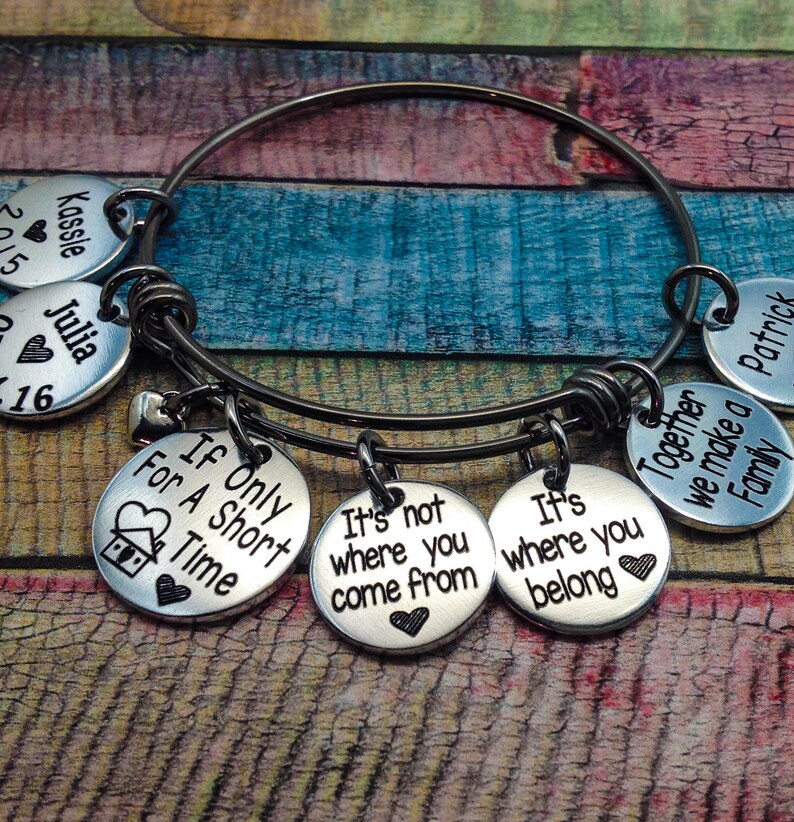 Foster parent jewelry Foster Home bracelet Foster Parent gift Foster care jewelry Foster Family gift Foster Mom gift Foster Child Gift