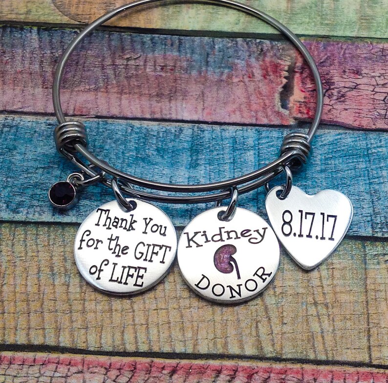 Stem Cell Donor Gift Idea Organ Donor Jewelry Living Donor Etsy