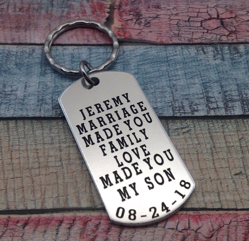 Wedding Gift for Son in Law Blended Family Gift Adoption Etsy