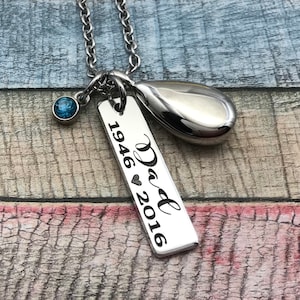 Cremation urn Keepsake, Cremation Jewelry Gift, URN Necklace, Memorial Necklace, Cremation Jewelry, Ashes Keepsake jewelry, Memorial Urn