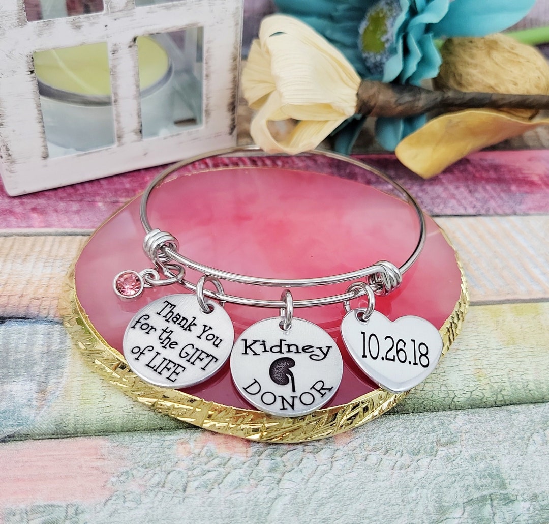 Organ Donor Jewelry, Living Donor Gift, Thank You for the Gift of Life