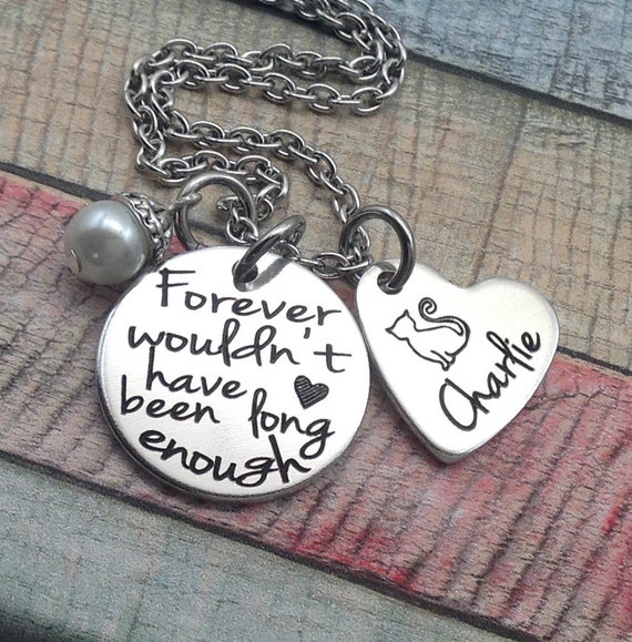 Pet Memorial Necklace, Loss of family Cat, Loss of Dog, Pet loss jewelry, Death of pet gift, Custom Pet Necklace, Pet Memorial Gift