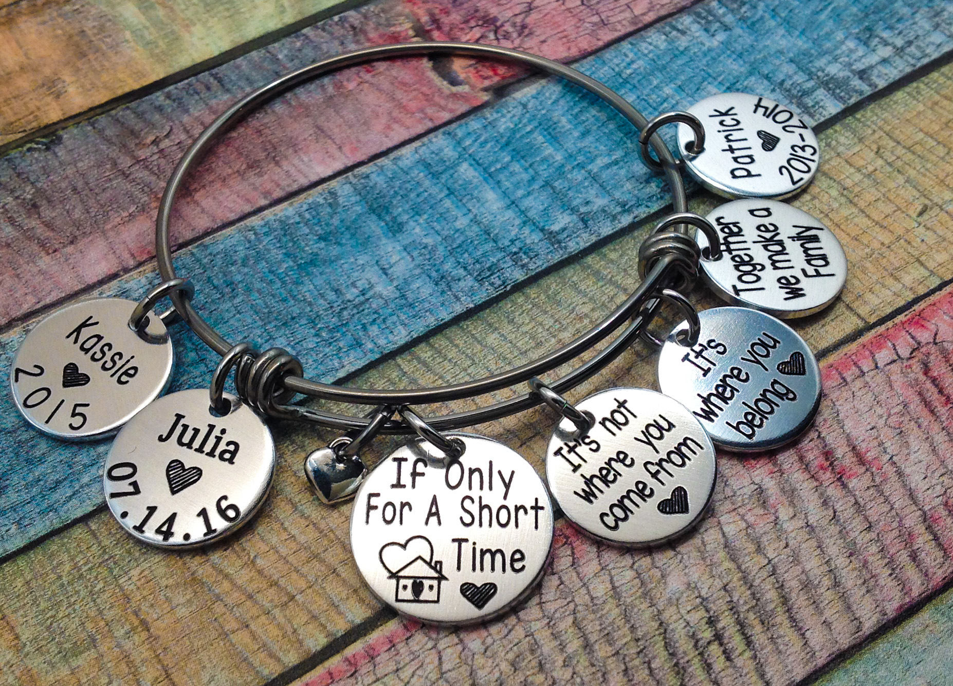 Foster Parent gift Foster parent jewelry Foster Family gift Etsy