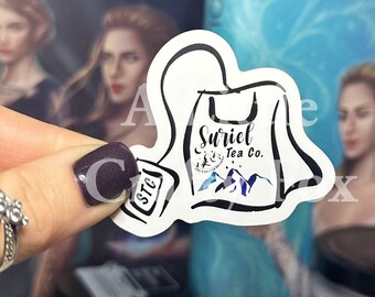 Suriel Tea Co ACOTAR Inspired Officially Licensed Sticker | Bookish Sticker | Kindle Sticker