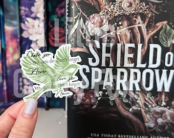 Never Forget Officially Licensed Shield of Sparrows Kindle Sticker