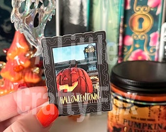 Sticker citrouille fantasmagorique Halloweentown