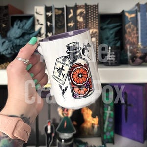 Violets Apothecary Fourth Wing Inspired OFFICIALLY LICENSED Accent Coffee Mug (11, 15oz)