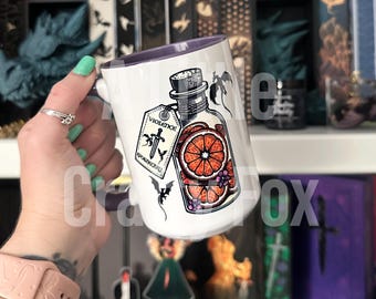 Violets Apothecary Fourth Wing Inspired OFFICIALLY LICENSED Accent Coffee Mug (11, 15oz)