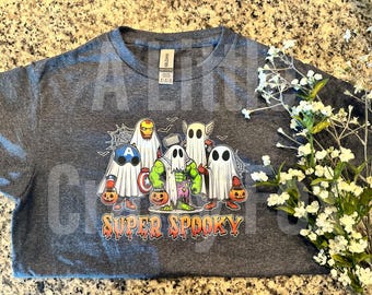 Spooky Super Heroes Youth Gildan T-Shirt