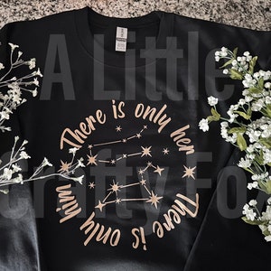 There is Only Her, There is Only Him Zodiac Academy Inspired Officially Licensed Crewneck Sweatshirt