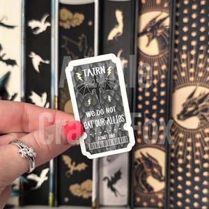Tairn Movie Ticket Officially Licensed Fourth Wing Sticker