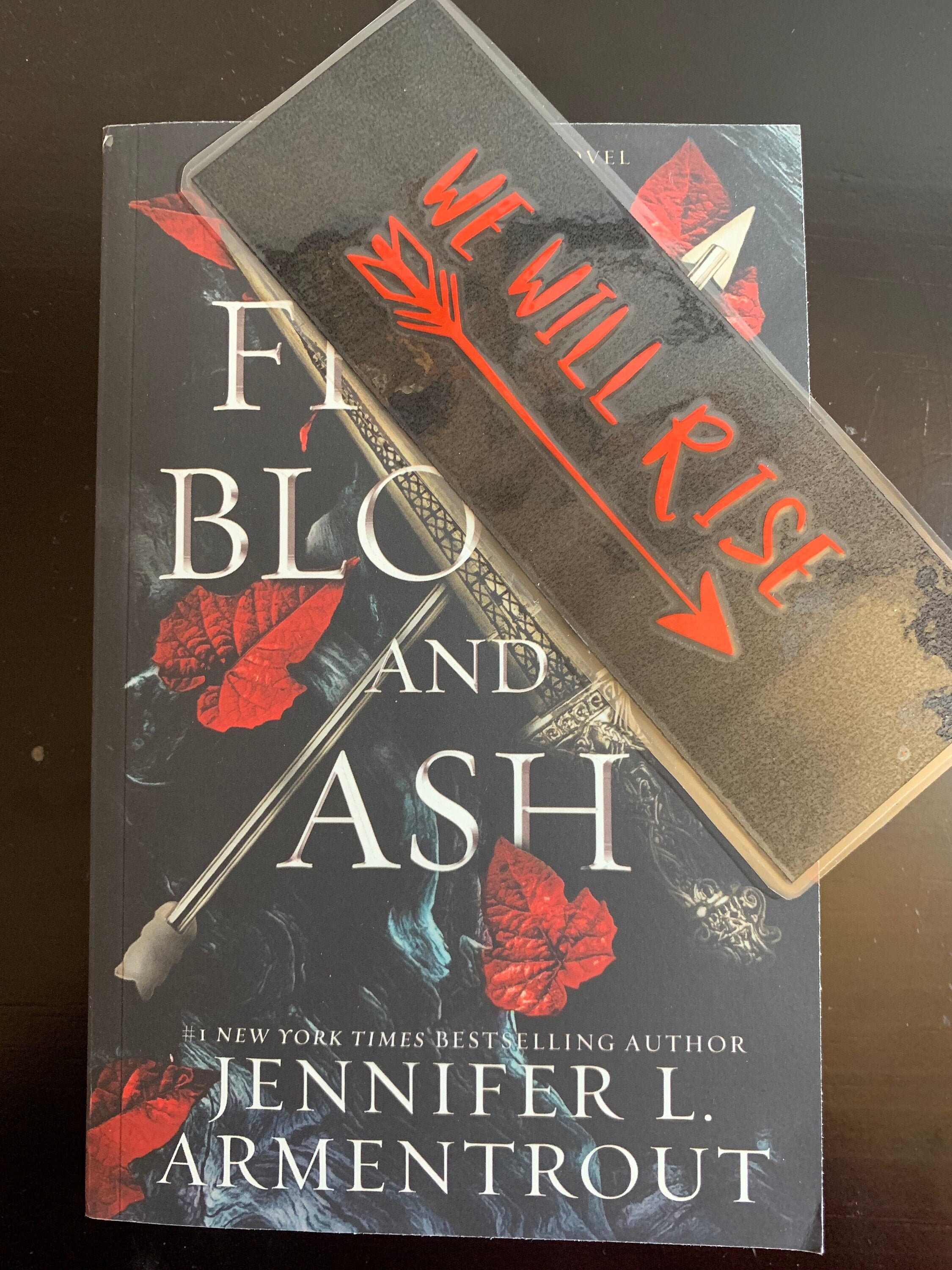 From Blood and Ash We Will Rise Vinyl Decal  Jennifer Armentrout  From Blood and Ash  Kingdom of Flesh and Fire  Crown of Gilded Bones