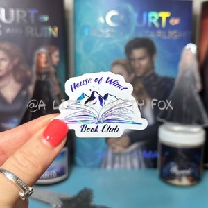 Galaxy House of Wind Book Club | Night Court Velaris Sticker | ACOTAR | ACOSF Officially Licensed Bookish Sticker | Kindle Sticker