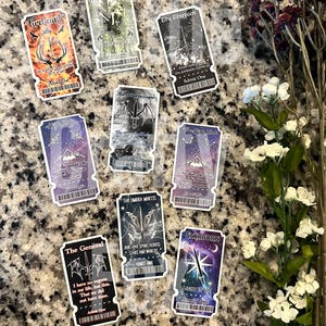 Maasverse Movie Ticket Sticker Packs | SJM Officially Licensed Stickers | ACOTAR, Throne of Glass & Crescent City | Bookish Kindle Stickers