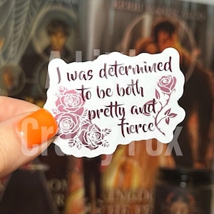 Pretty And Fierce Stalking Jack the Ripper Inspired Sticker | Bookish Sticker | Kindle Sticker