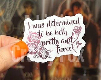 Pegatina inspirada en Jack el Destripador: Bonita y feroz acechando