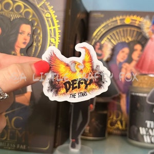 Trotseer de sterren Phoenix Beyond the Veil Tory & Darius Zodiac Academy geïnspireerde officieel gelicentieerde sticker | Leesgrage sticker | Kindle-sticker