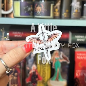 There She Is Oraya and Raihn Serpent and the Wings of Night Inspired Sticker | Bookish Sticker | Kindle Sticker