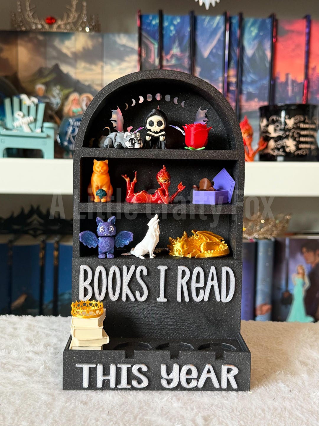 Mini Bookshelf 3D Printed Decor for Mini Libraries and Book Nooks - Etsy