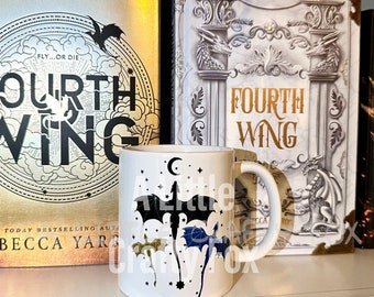 Dragon Trio of Tairn, Andarna, and Sgaeyl Fourth Wing Inspired OFFICIALLY LICENSED Mug