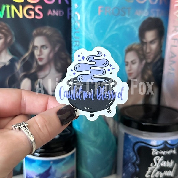 Cauldron Blessed ACOTAR / A Court of Wings and Ruin Inspired Officially Licensed Sticker | Bookish Sticker | Kindle Sticker