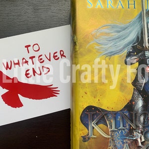 To Whatever End Aelin and Rowan Throne of Glass Inspired Officially Licensed Vinyl Decal