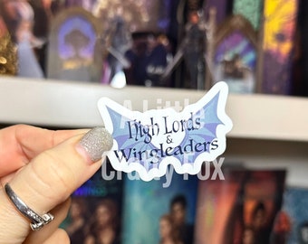 High Lords & Wingleaders Sticker: Romantasy Bookish Kindle Sticker